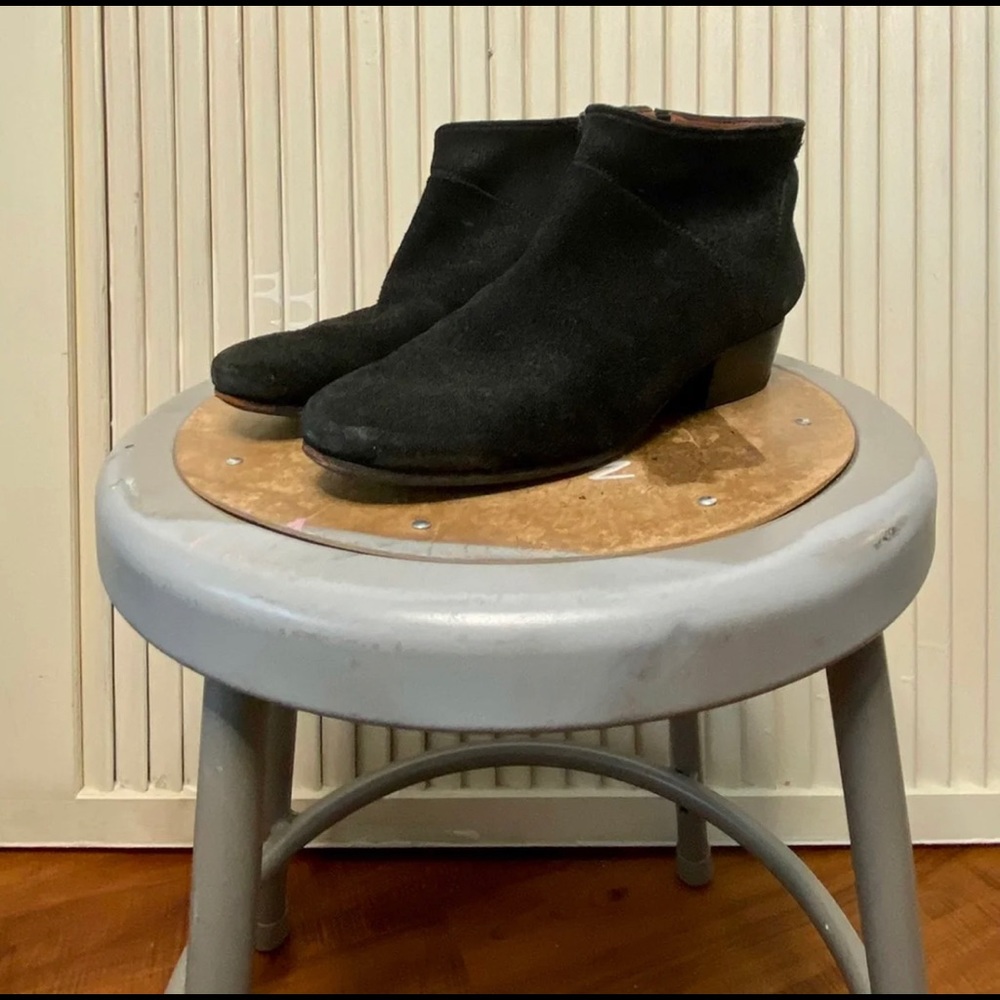 Rachel Comey Mars Black Suede Ankle Booties